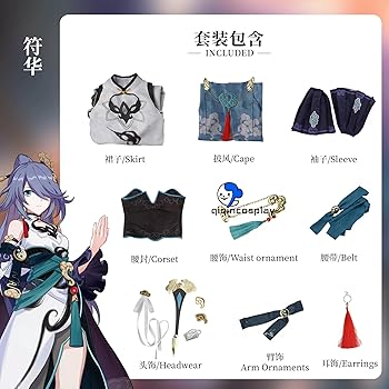 ♡ 崩壊3rd 雲墨丹心 フカ コスプレ 衣装 高品質 ♡ Amazon.co.jp: [BEANUT] 【崩壊3rd】フカ ・雲墨丹心コスプレ